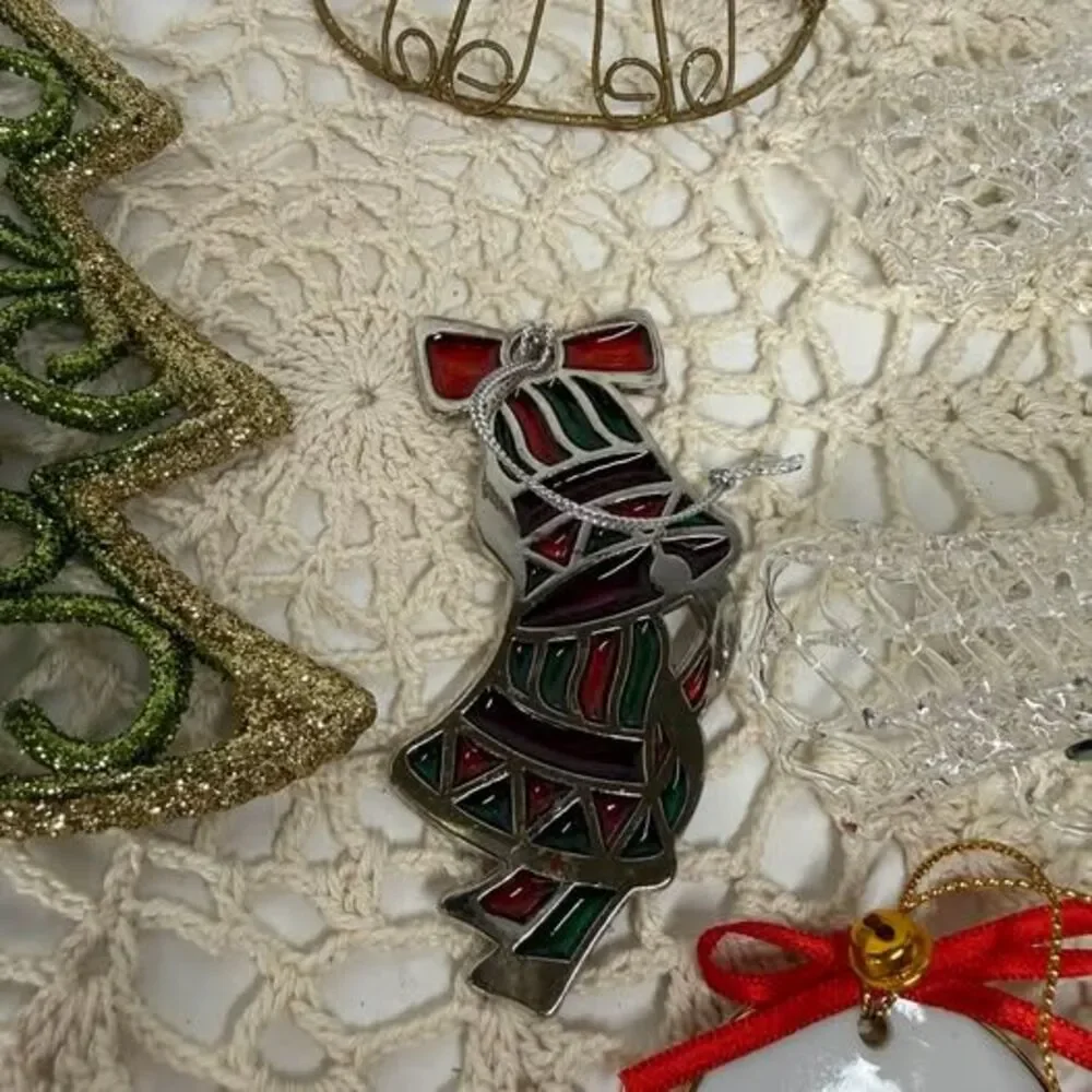 Assorted Christmas Ornaments and Angel Decor